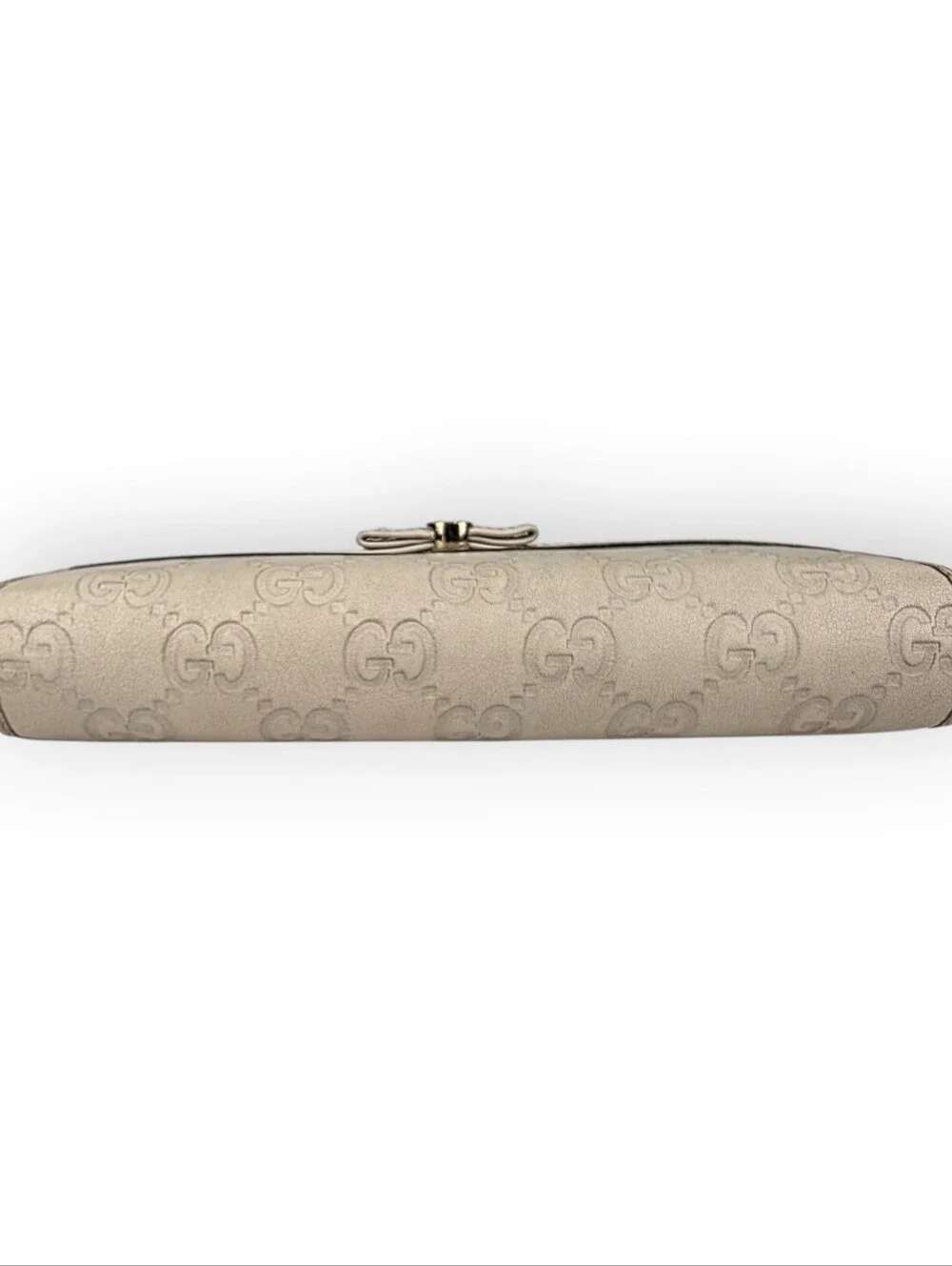 Gucci Guccissima Bow Signature Wallet Ivory - Picture 4 of 16